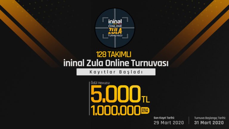 Zula, İninal İşbirliği İle Online Turnuvasını Duyurdu!