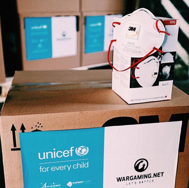 Wargaming ve UNICEF 91 Bin Maske Bağışı Yaptı