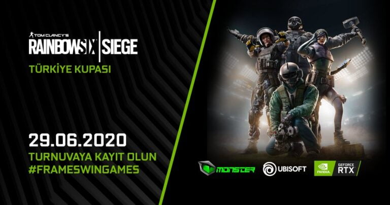 Nvidia Türkiye, Monster ve Ubisoft, Rainbow Six: Siege Türkiye Kupası Düzenliyor!