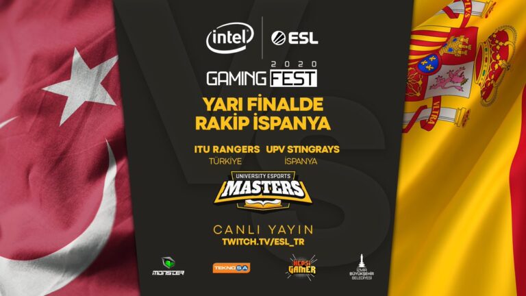 ITU Rangers INTEL Gaming Fest UEM 2020'de Çeyrek Finalde esportimes