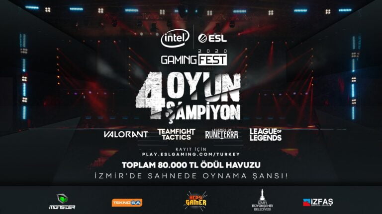 INTEL ESL Gaming Fest 2020’de Turnuvalar Başlıyor!