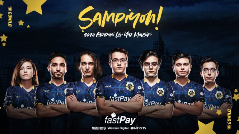 2020 Akademi Ligi Yaz Mevsimi Şampiyonu fastPay Wildcats!