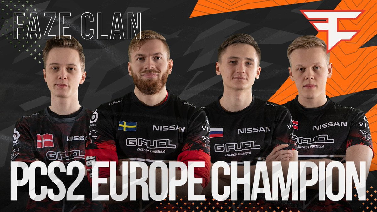 PCS2 Avrupa Şampiyonu FaZe Clan esportimes