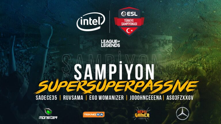 INTEL ESL Gaming Fest 2020 League of Legends Şampiyonu SuperSuperPassive!