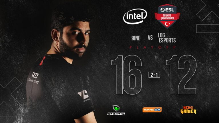 9INE, INTEL ESL Türkiye CS:GO Şampiyonası Finalinde!