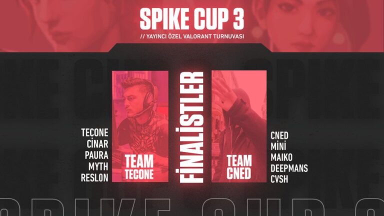 Spike Cup 3 Yayıncı Özel Turnuvası Finalistleri!