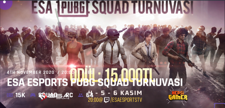 ESA Esports PUBG Turnuvasını Duyurdu!