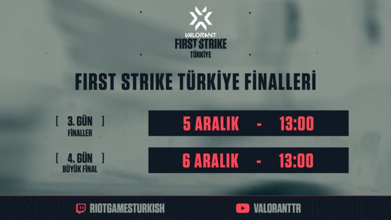 First Strike Finalleri 3. Gün İle Devam Ediyor!