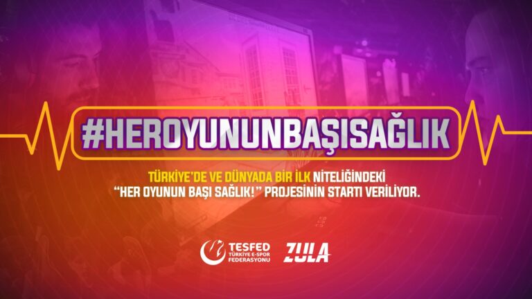 Turkey’s First Esports Player Health Project Comes to Life with The Cooperation of TESFED and Zula