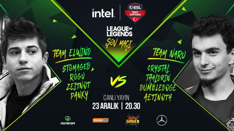 INTEL ESL Gaming Fest 2020 LoL Şov Maçı: Team Elwind vs. Team Naru