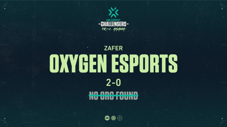 VCT Challengers 1 Türkiye’nin Üçüncü Kazananı Oxygen Esports!