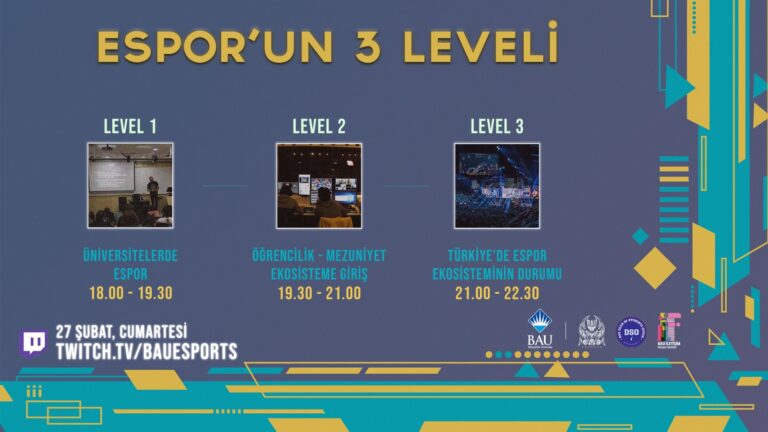 BAU Espor Tarafından Espor’un 3 Leveli