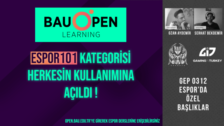 Bahçeşehir Üniversitesi Espor Derslerini Herkesin Kullanımına Açıyor!