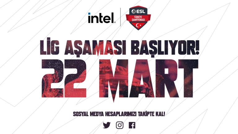 INTEL ESL Türkiye CS:GO Şampiyonası Lig Aşaması Başlıyor!