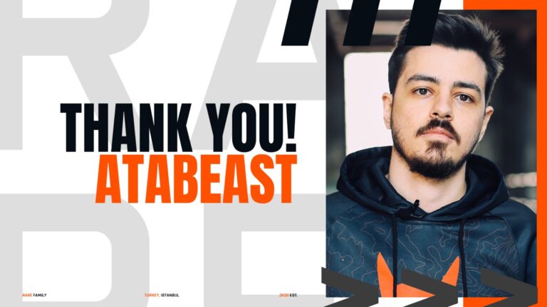 RARE Esports Ata “atabeast” Çoşkun İle Karşılıklı Olarak Yollarını Ayırdı!