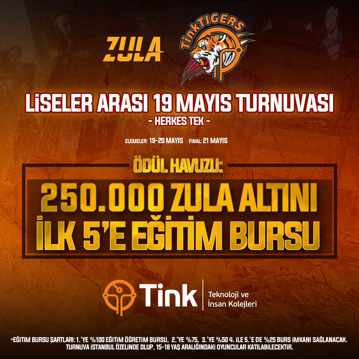 Zula, Tink Kolejleri iş birliğiyle “19 Mayıs Zula Turnuvası” düzenliyor esportimes