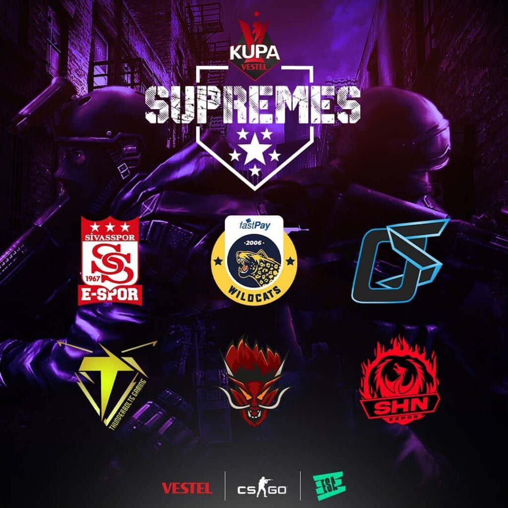 Vestel x ESA Supremes Cup teams