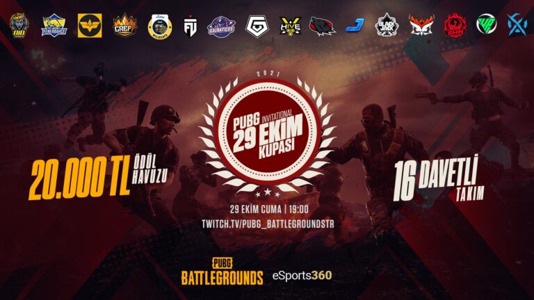 PUBG Invitational 29 Ekim Kupası Duyuruldu!