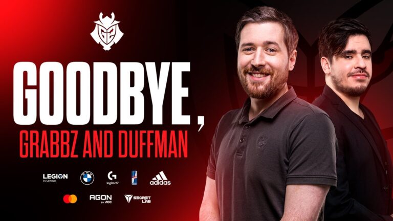 G2 Esports Parted Ways With GrabbZ & Duffman!