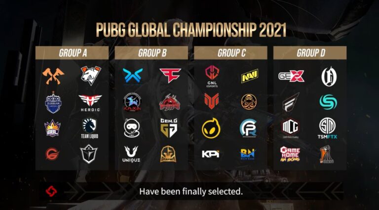 PUBG Global Championship PGC 2021 Grupları Belli Oldu!