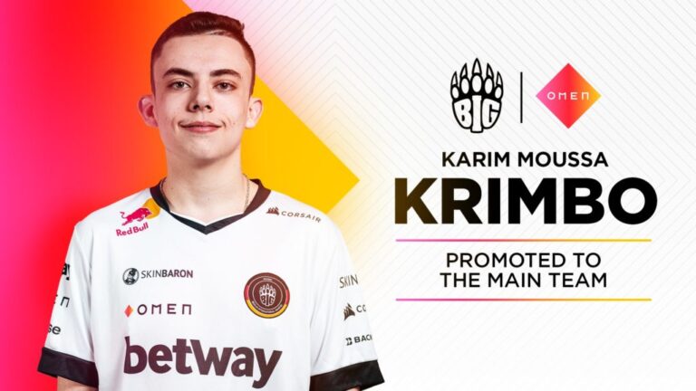 BIG promote 19 years-old Krimbo to main CS:GO roster