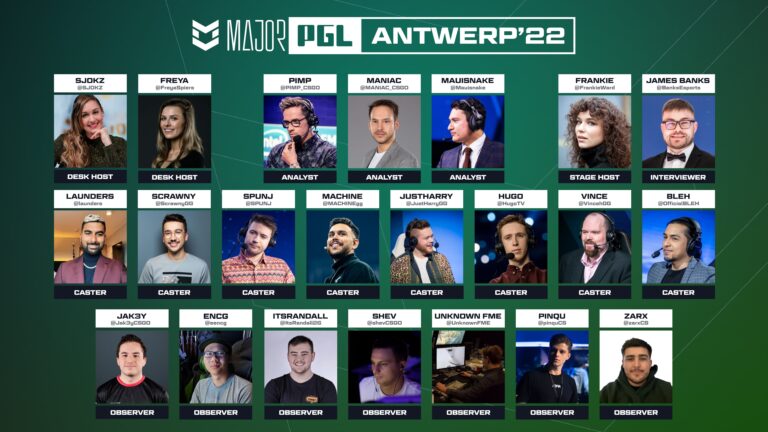 PGL Major Antwerp 2022 talent roster announced!