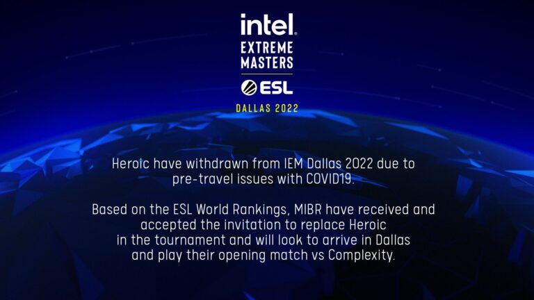 Heroic, IEM Dallas 2022’ye Katılmayacak