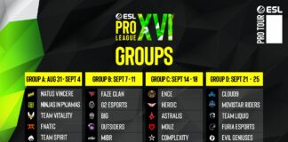 ESL Pro League Sezon 16 Grupları Belli Oldu! ESL Pro League Sezon 16 Grupları Belli Oldu!