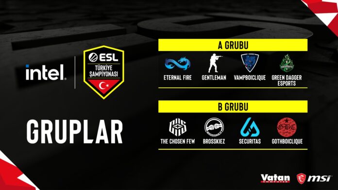 INTEL ESL CSGO Türkiye Şampiyonası Grupları Belli Oldu esportimes