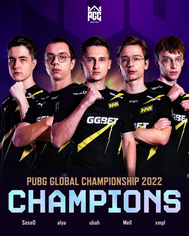 NAVI are the Champions of PUBG Global Championship 2022