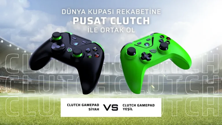 Pusat Clutch Gamepad, Dünya Kupası Heyecanını Futbol Oyunlarına Taşıyor