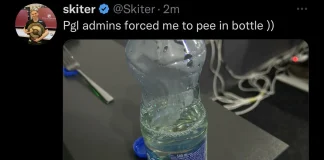 Skiter Maç Esnasında İşedi! Skiter Maç Esnasında İşedi