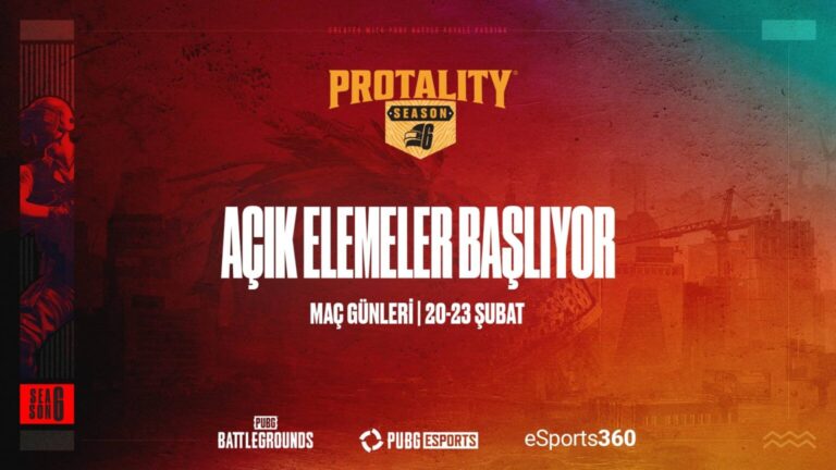 PROTALITY Season 6 Açık Elemeleri Başlıyor