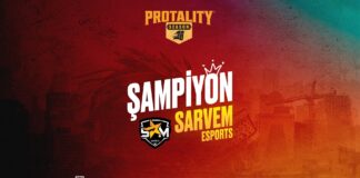 PROTALITY Season 6 Champion Sarvem Esports! PROTALITY Season 6 Şampiyonu Sarvem Esports! esportimes