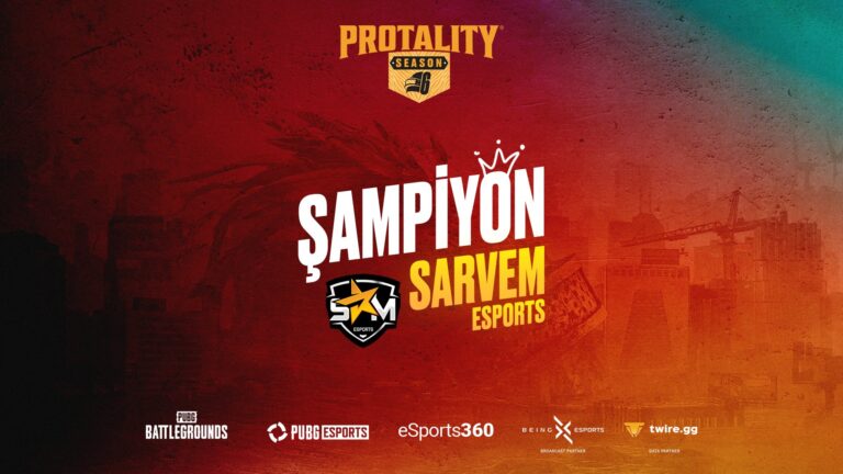 PROTALITY Season 6 Şampiyonu Sarvem Esports! esportimes