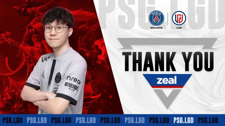 PSG.LGD Zeal ile yollarını ayırdı.