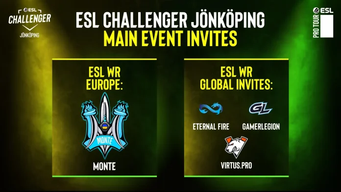 Eternal Fire, ESL Challenger Jönköping 2023'e Davet Aldı